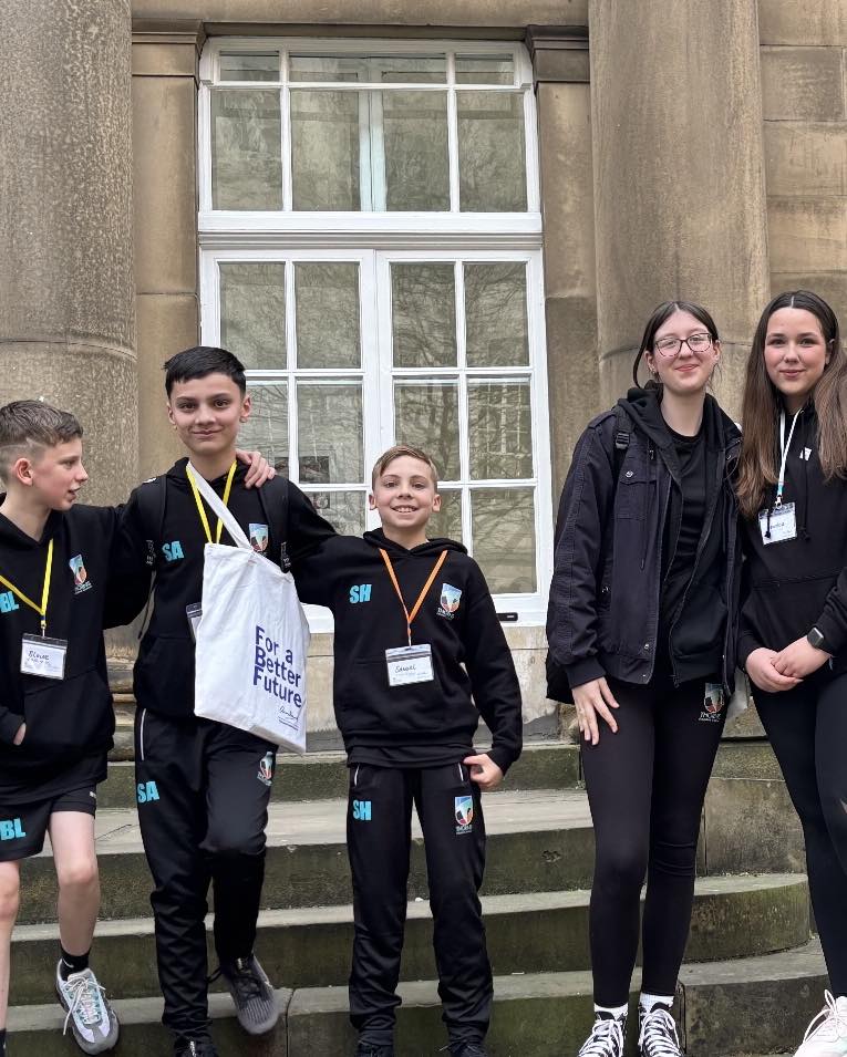 Students at anne frank youth conference